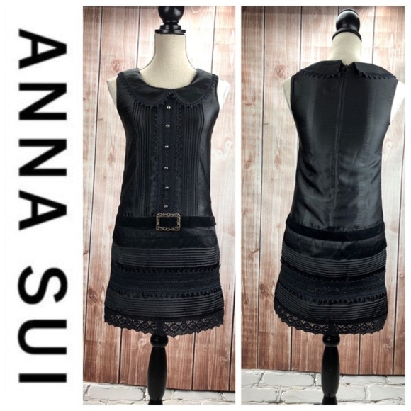 Anna Sui Dresses & Skirts - 💞SALE💞 Gorgeous ANNA SUI Black Cocktail Dress